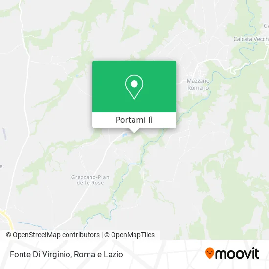 Mappa Fonte Di Virginio