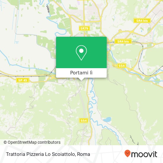 Mappa Trattoria Pizzeria Lo Scoiattolo