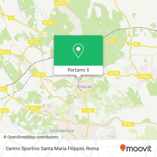 Mappa Centro Sportivo Santa Maria Filippini