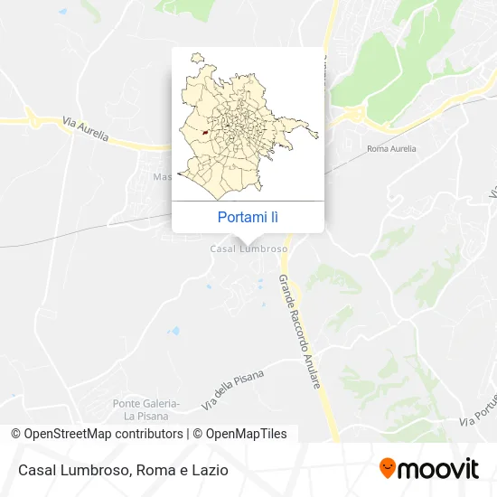 Mappa Casal Lumbroso