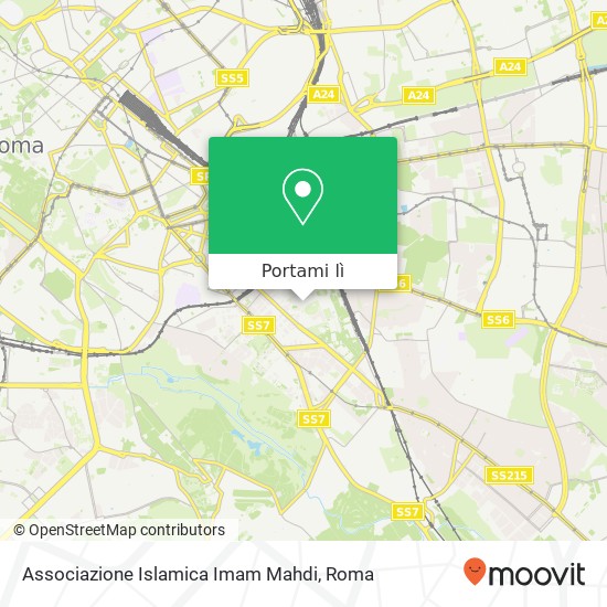 Mappa Associazione Islamica Imam Mahdi