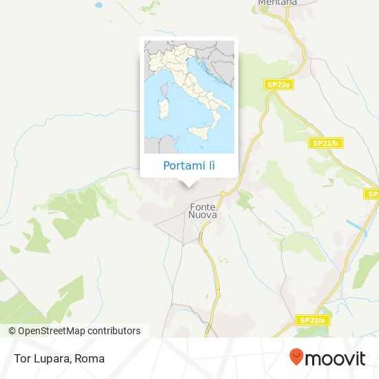 Mappa Tor Lupara