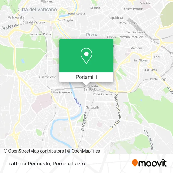 Mappa Trattoria Pennestri