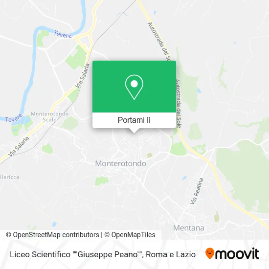 Mappa Liceo Scientifico ""Giuseppe Peano""
