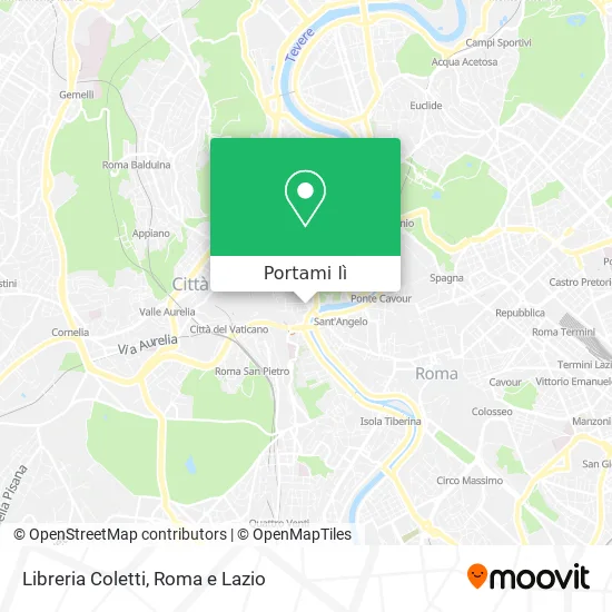 Mappa Libreria Coletti