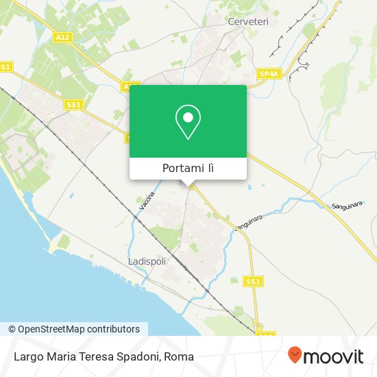 Mappa Largo Maria Teresa Spadoni