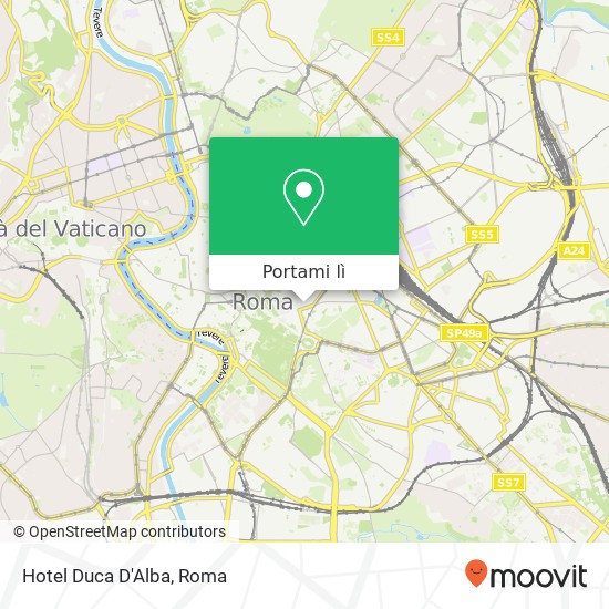 Mappa Hotel Duca D'Alba