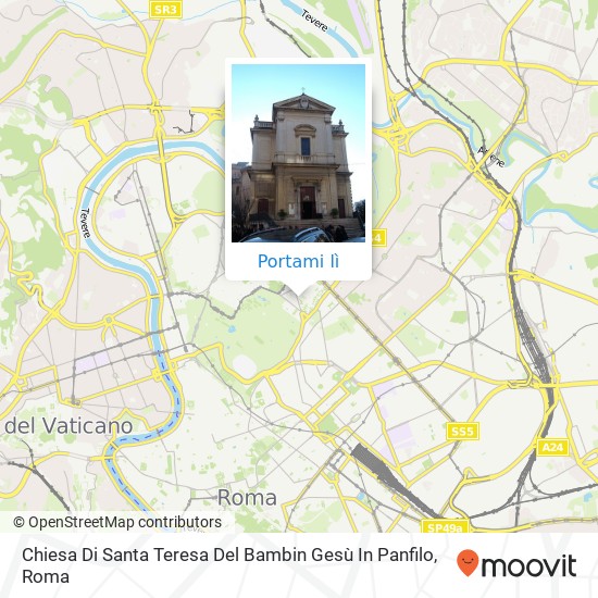 Mappa Chiesa Di Santa Teresa Del Bambin Gesù In Panfilo