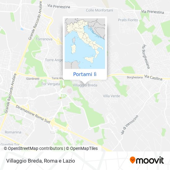 Mappa Villaggio Breda