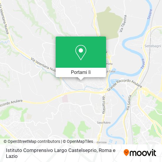 Mappa Istituto Comprensivo Largo Castelseprio