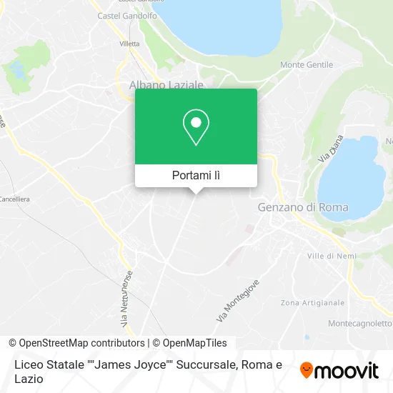 Mappa Liceo Statale ""James Joyce"" Succursale