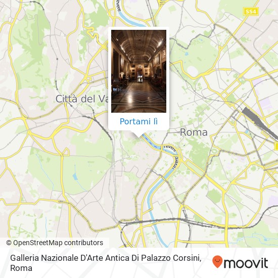 Mappa Galleria Nazionale D'Arte Antica Di Palazzo Corsini