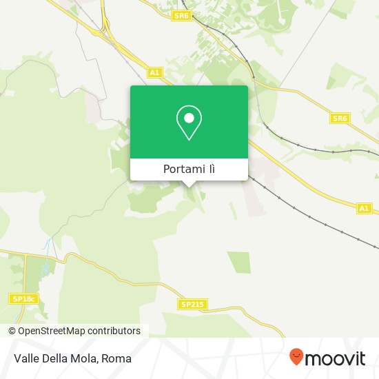 Mappa Valle Della Mola