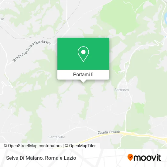 Mappa Selva Di Malano