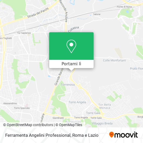 Mappa Ferramenta Angelini Professional