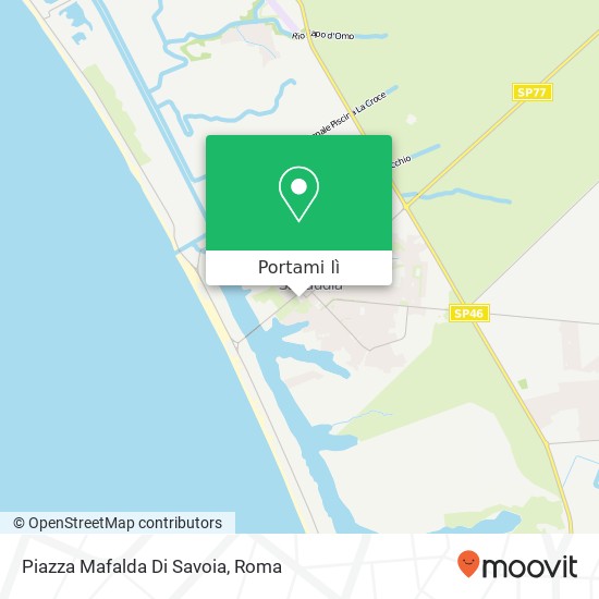Mappa Piazza Mafalda Di Savoia