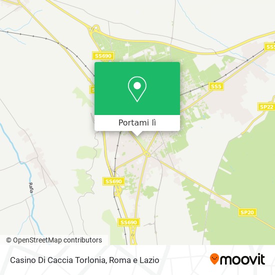 Mappa Casino Di Caccia Torlonia