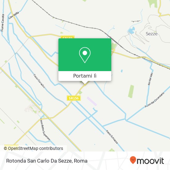 Mappa Rotonda San Carlo Da Sezze