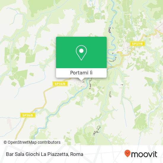 Mappa Bar Sala Giochi La Piazzetta