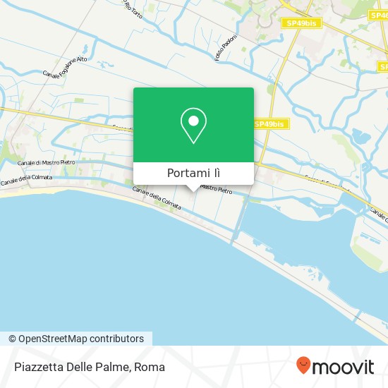 Mappa Piazzetta Delle Palme