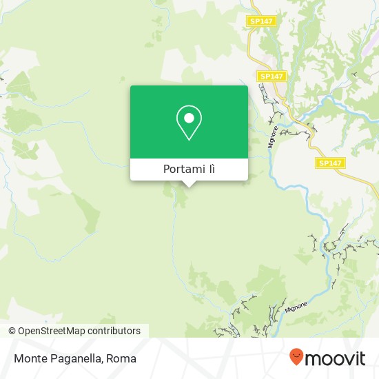 Mappa Monte Paganella