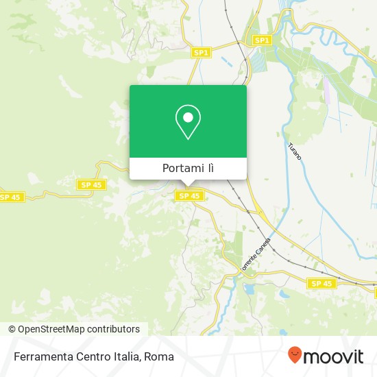 Mappa Ferramenta Centro Italia