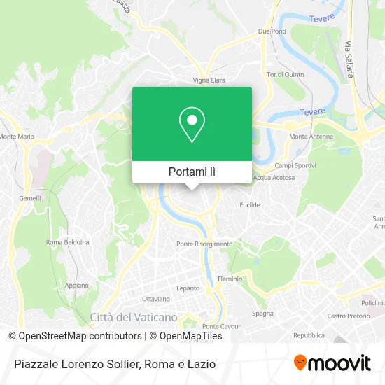 Mappa Piazzale Lorenzo Sollier