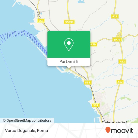 Mappa Varco Doganale