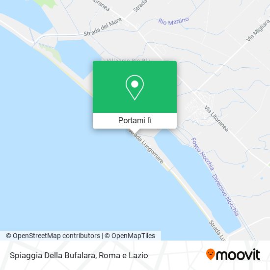 Mappa Spiaggia Della Bufalara