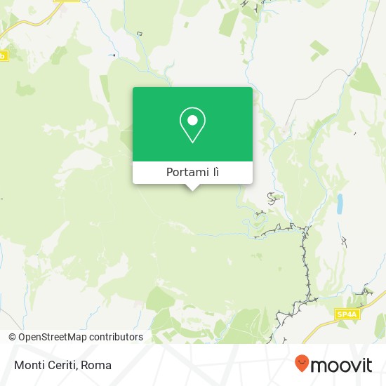 Mappa Monti Ceriti