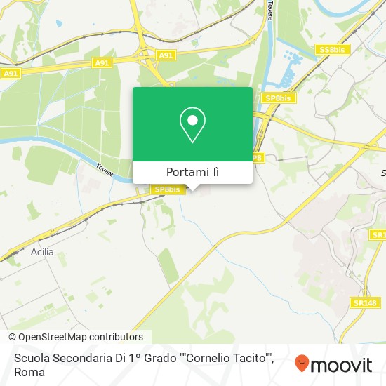 Mappa Scuola Secondaria Di 1º Grado ""Cornelio Tacito""