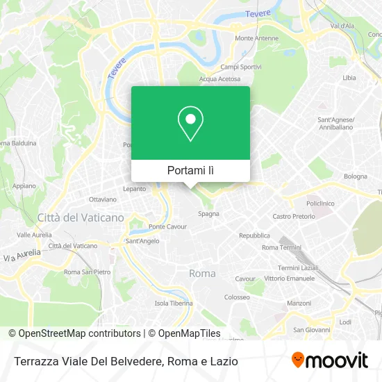 Mappa Terrazza Viale Del Belvedere