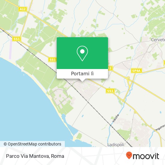 Mappa Parco Via Mantova