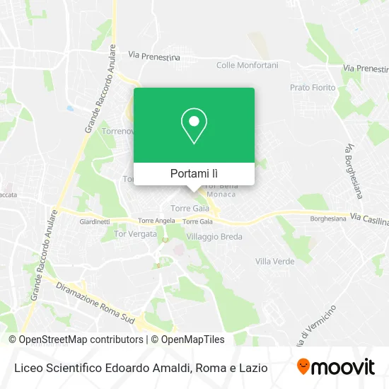 Mappa Liceo Scientifico Edoardo Amaldi