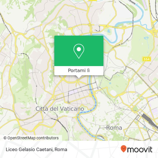 Mappa Liceo Gelasio Caetani