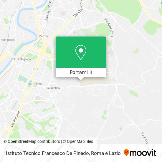 Mappa Istituto Tecnico Francesco De Pinedo