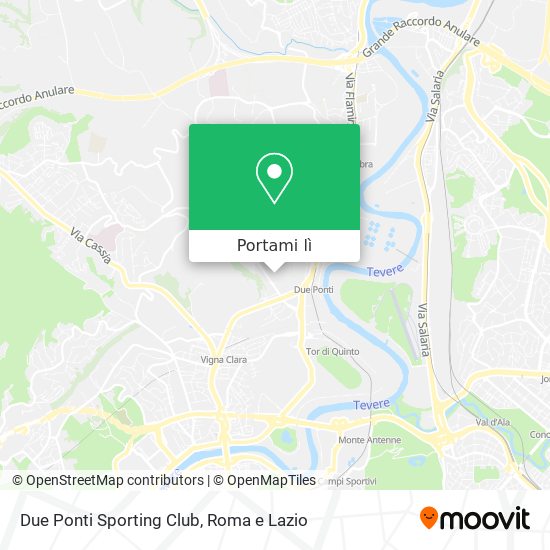 Mappa Due Ponti Sporting Club