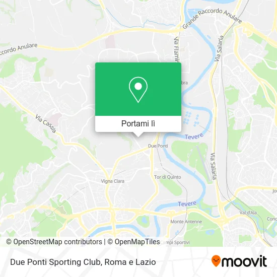 Mappa Due Ponti Sporting Club