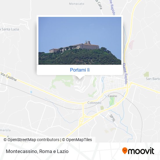 Mappa Montecassino