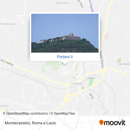 Mappa Montecassino