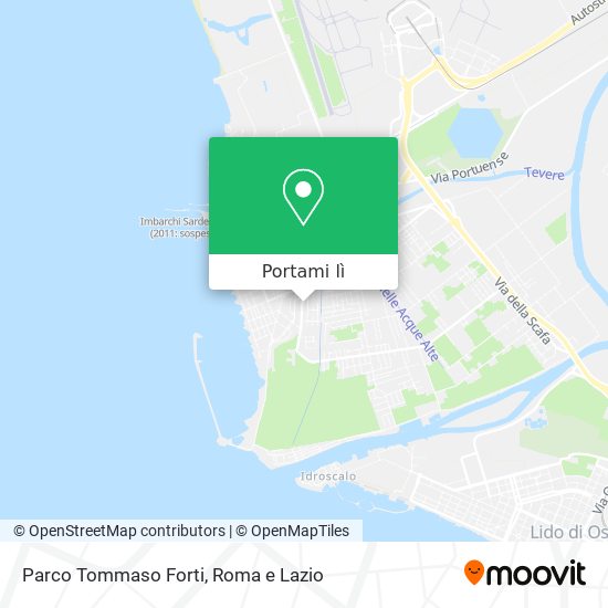 Mappa Parco Tommaso Forti