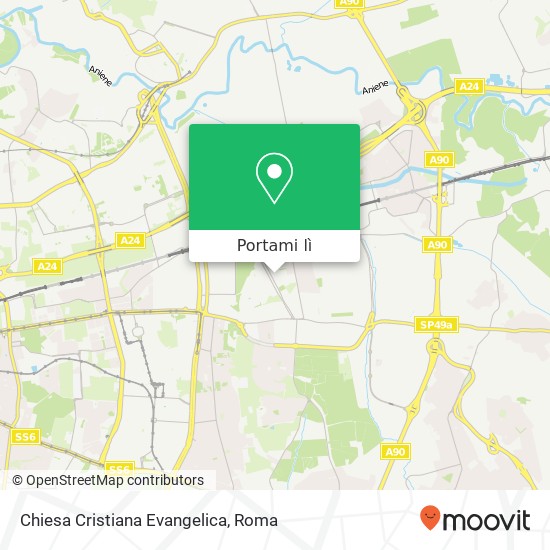 Mappa Chiesa Cristiana Evangelica