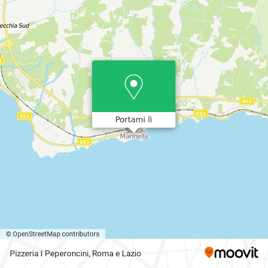 Mappa Pizzeria I Peperoncini