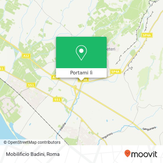 Mappa Mobilificio Badini