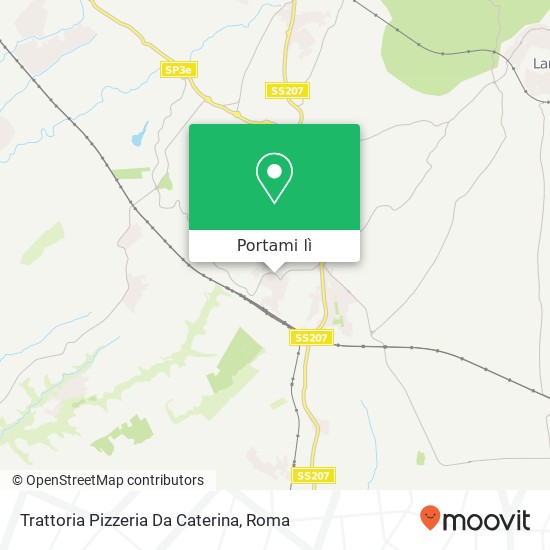Mappa Trattoria Pizzeria Da Caterina