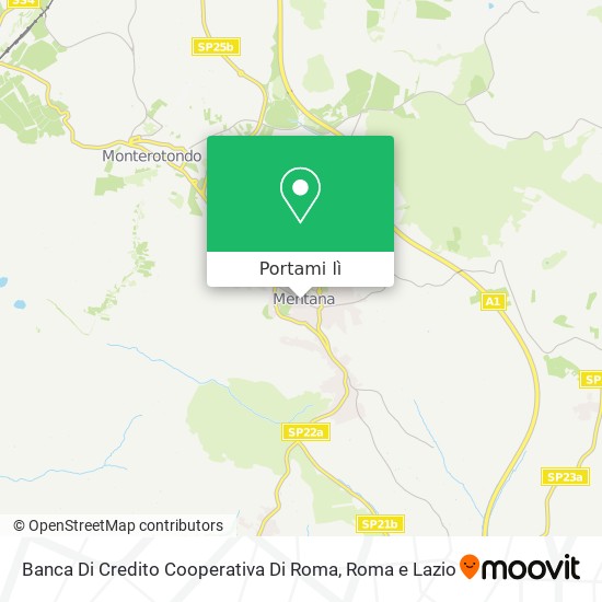 Mappa Banca Di Credito Cooperativa Di Roma
