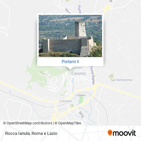 Mappa Rocca Ianula