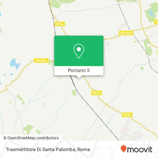 Mappa Trasmettitore Di Santa Palomba