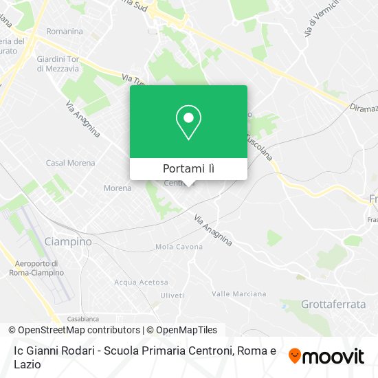 Mappa Ic Gianni Rodari - Scuola Primaria Centroni