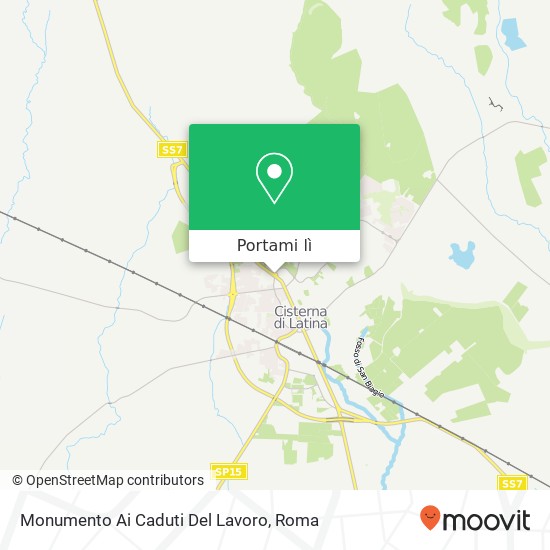 Mappa Monumento Ai Caduti Del Lavoro